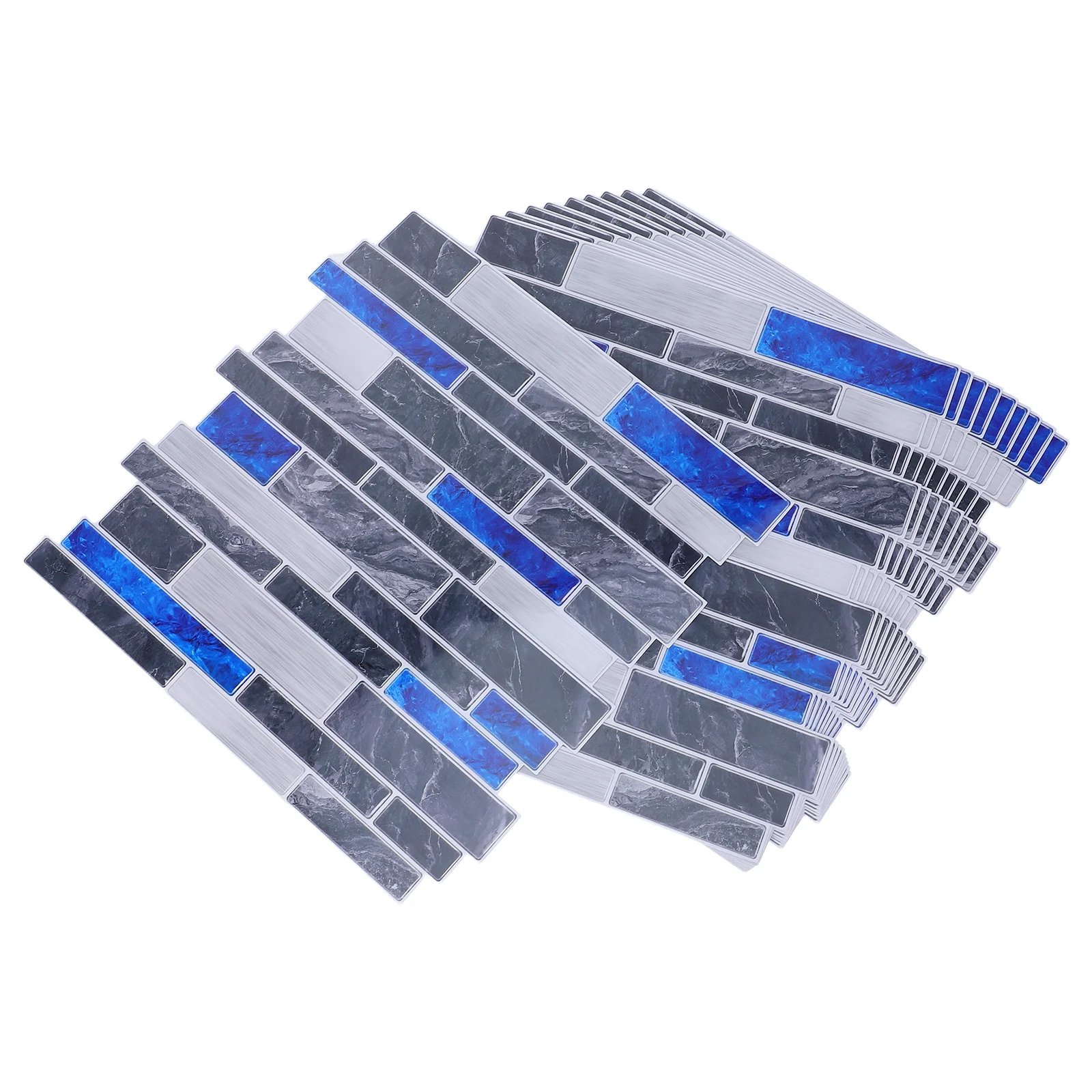 

10Pcs Waterproof PVC Wall Stickers Marble Design for Kitchen Bath Easy to Marble Tile Wall Stickers