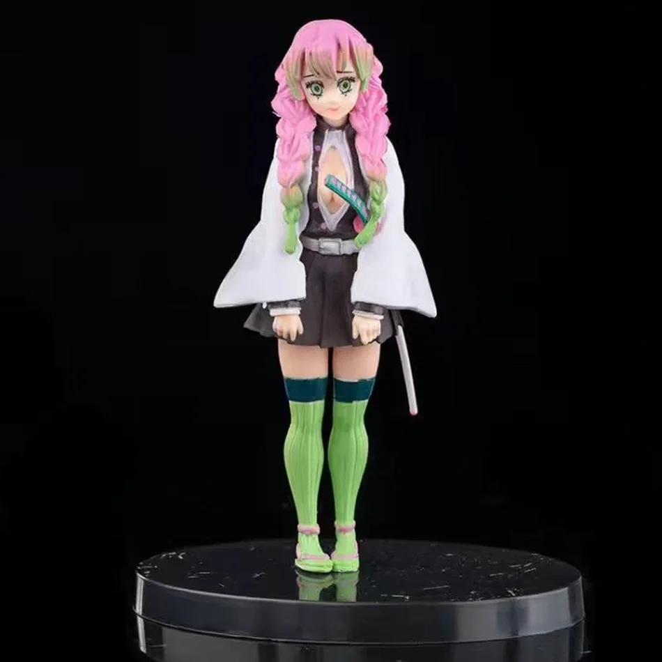 Anime Demon Sayaer Figuur Kamado Tanjiro Nezuko Acchion Figuren PVC Model en ys Zenitsu Beeldje Inosuke Demon Slayer: Kimetsu no Yaiba Figura