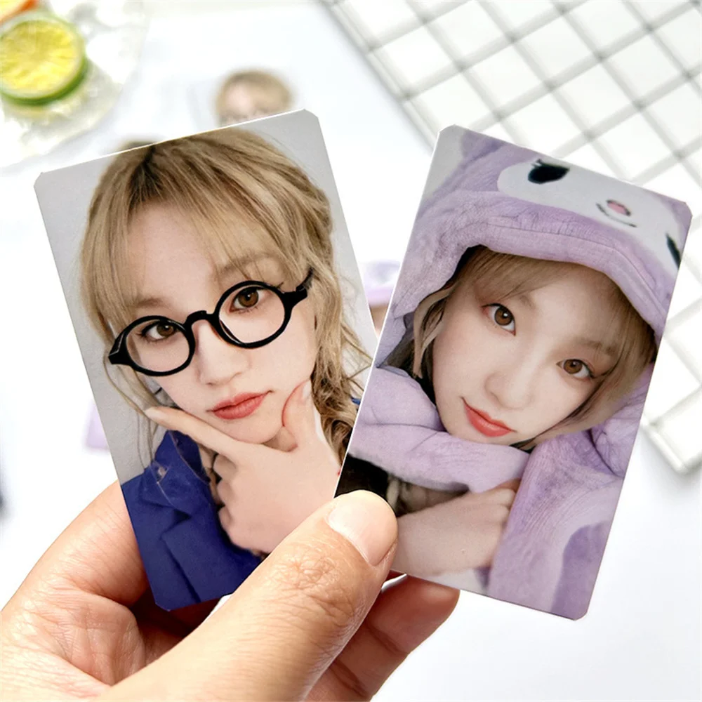 KPOP GIDLE YUQI Photocard Idol SOLO lOMO, álbum de tarjetas pequeñas, tarjetas postales de Merch de celebridades, regalos de colección de fanáticos, accesorios de personajes