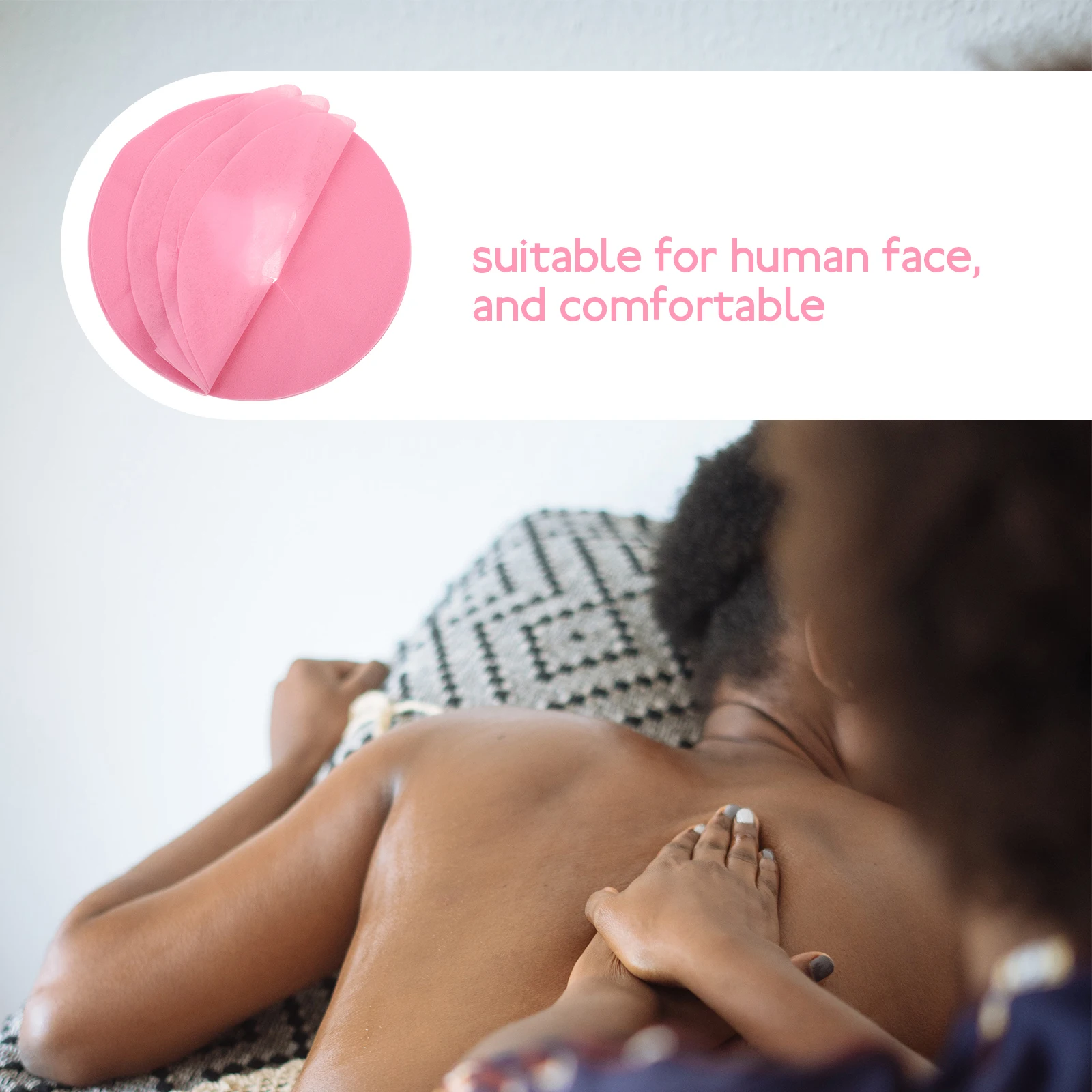 

100 Pcs Disposable Silicone Pillow Towel Massage Headrest Pad Face Cushion Cover Mat Massaging Ergonomic Non Stick Breathable