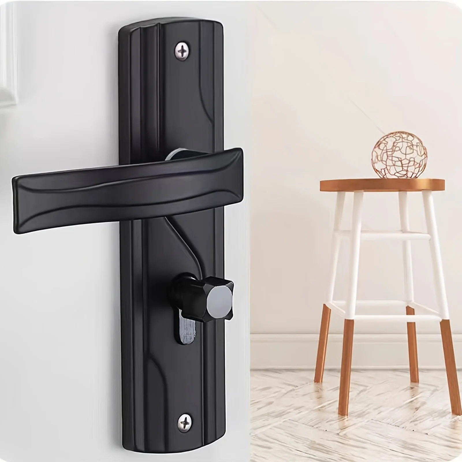 

Quality General Purpose Silent Wooden Door Handle Lock For Household Rooms Set