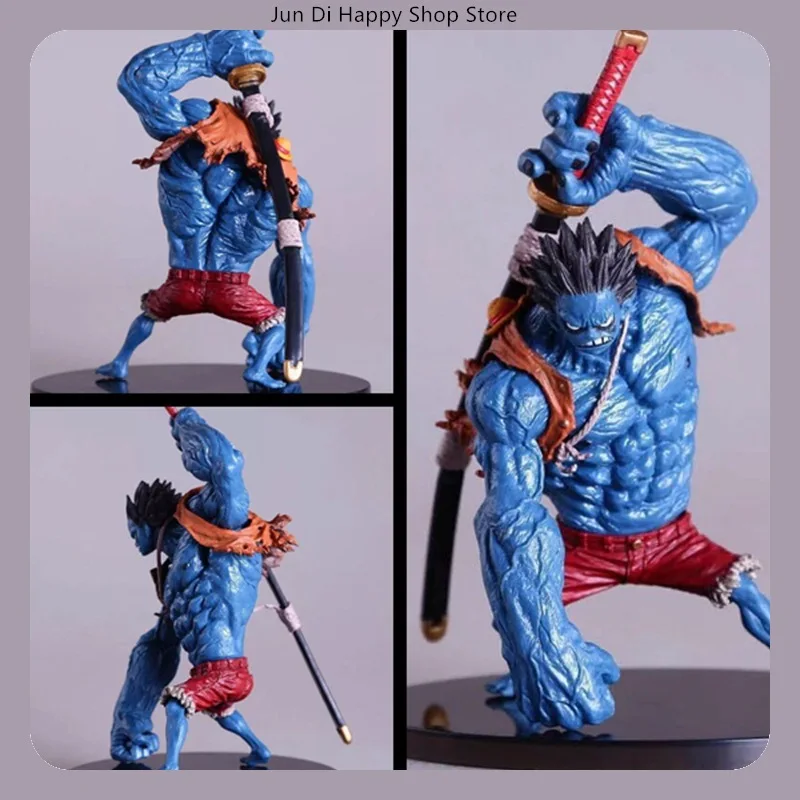 18cm One Piece Blue Nightmare Luffy Anime-Figur Modell-Statue Sammlerstück Desktop-Dekoration Ornament Spielzeug Geschenk für Fans