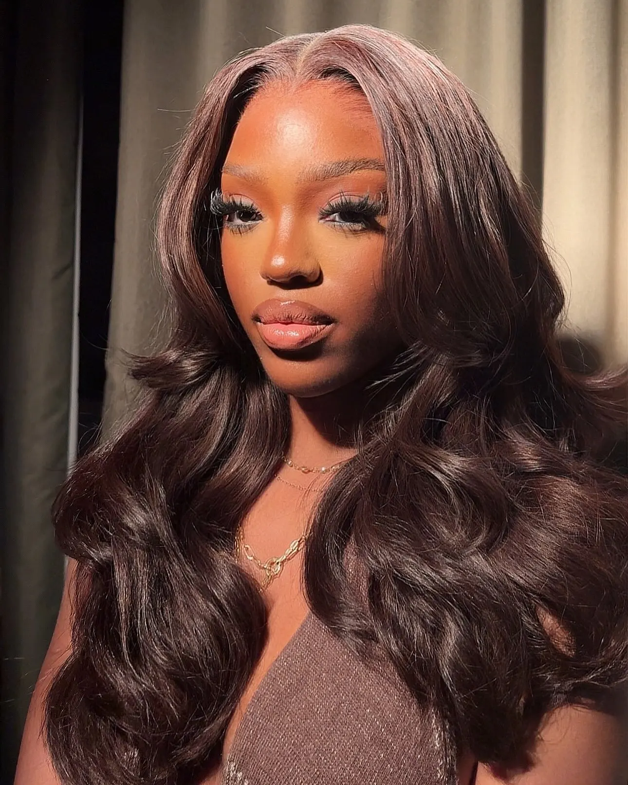 36 40 Inch Chocolate Brown 13x6 Human Hair Wigs Hd Lace Frontal Wig Colored Transparent Body Wave Brown Wig 4x4 5x5