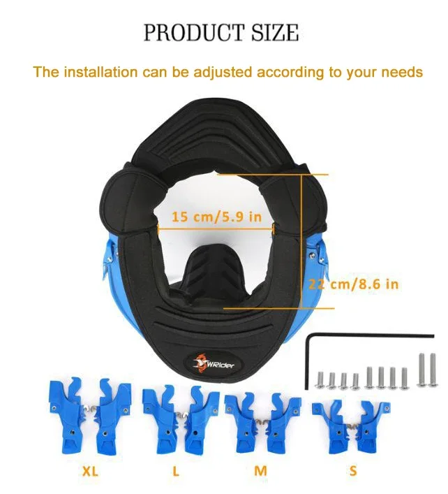 

-регулируемый размер, защита для шеи для мотокросса, езда, спорт, мотоцикл, картинг, подушка, защитные накладки для шеи