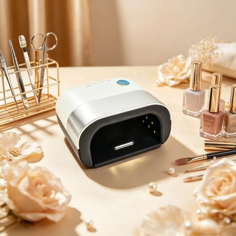 Auto Sensor Cordless Gel Nail UV LED Lamp Portable 4‑Timer Setting Household Nail Care