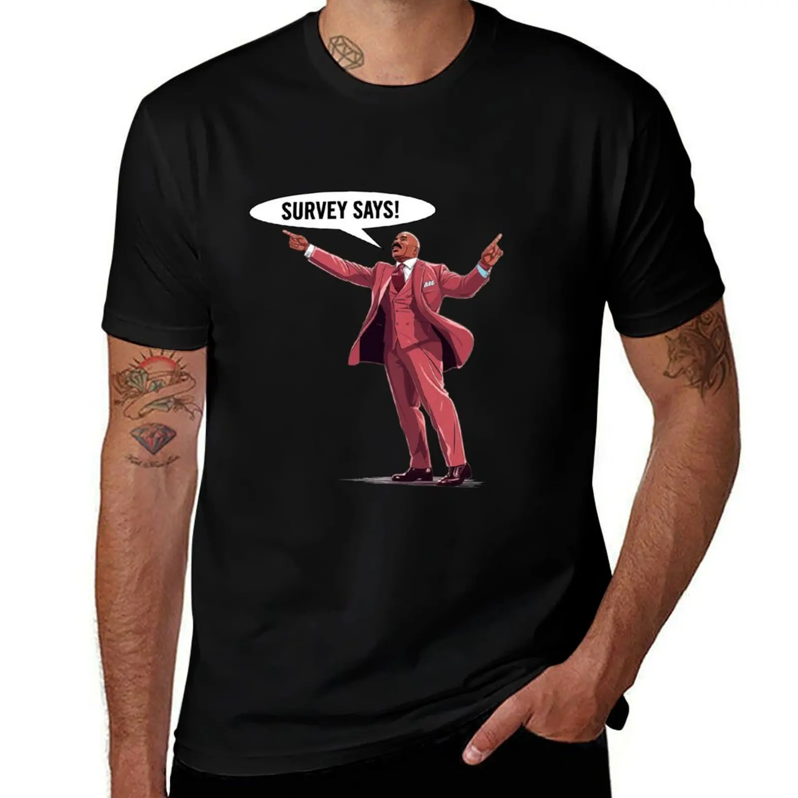 Survey Says! T-Shirt All Match Print Short Sleeve Top T-Shirt