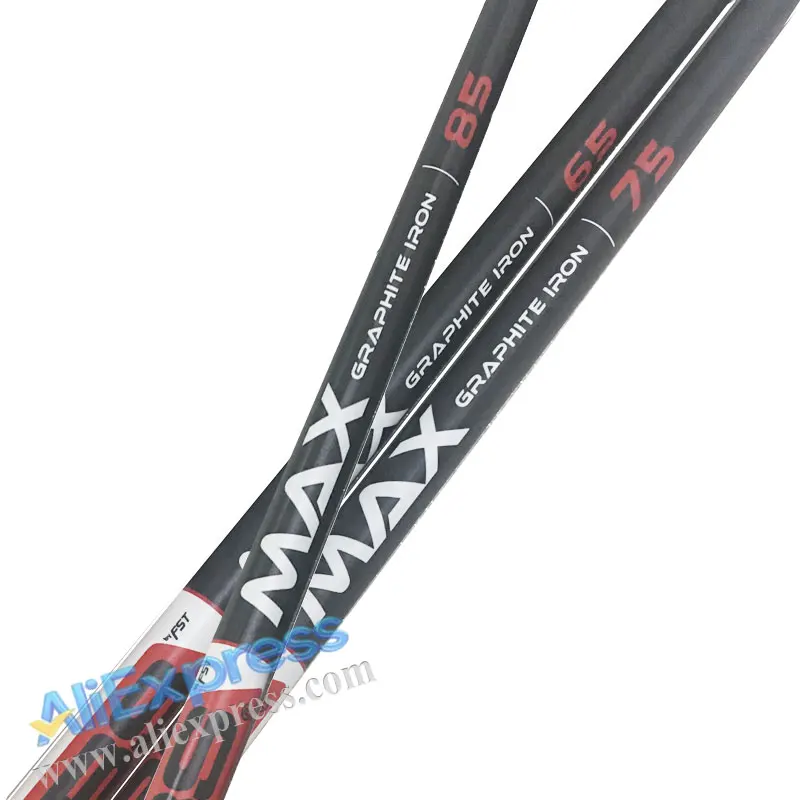 Golf Shaft Men MAX Graphite Shaft New Golf Clubs Shaft Golf Wedge Hybrids Shaft 65 or 75 85 Flex