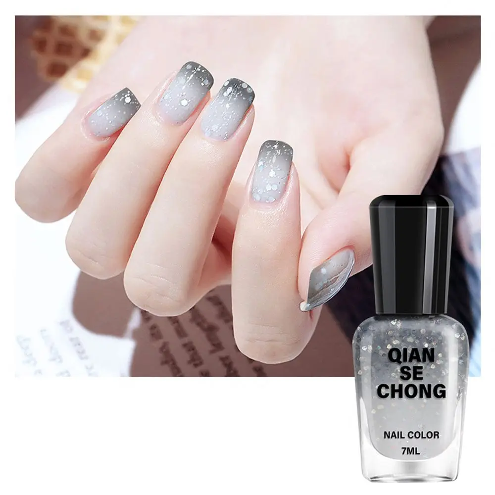 

Drying Manicure Supplies Temperature Control Nail Oil Changing Thermal Temperature Changing Nail Polish Gradient Nail Varnish