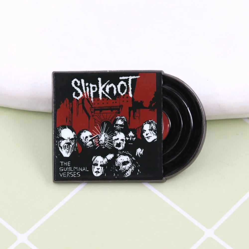 Vinyl-Schallplatten-Emaille-Pins Musikalbum-Brosche Kollektion MF-DOOM Metall-Abzeichen Hip-Hop-Rock-Band Anstecknadel Fanschmuck Geschenk – Detail 21