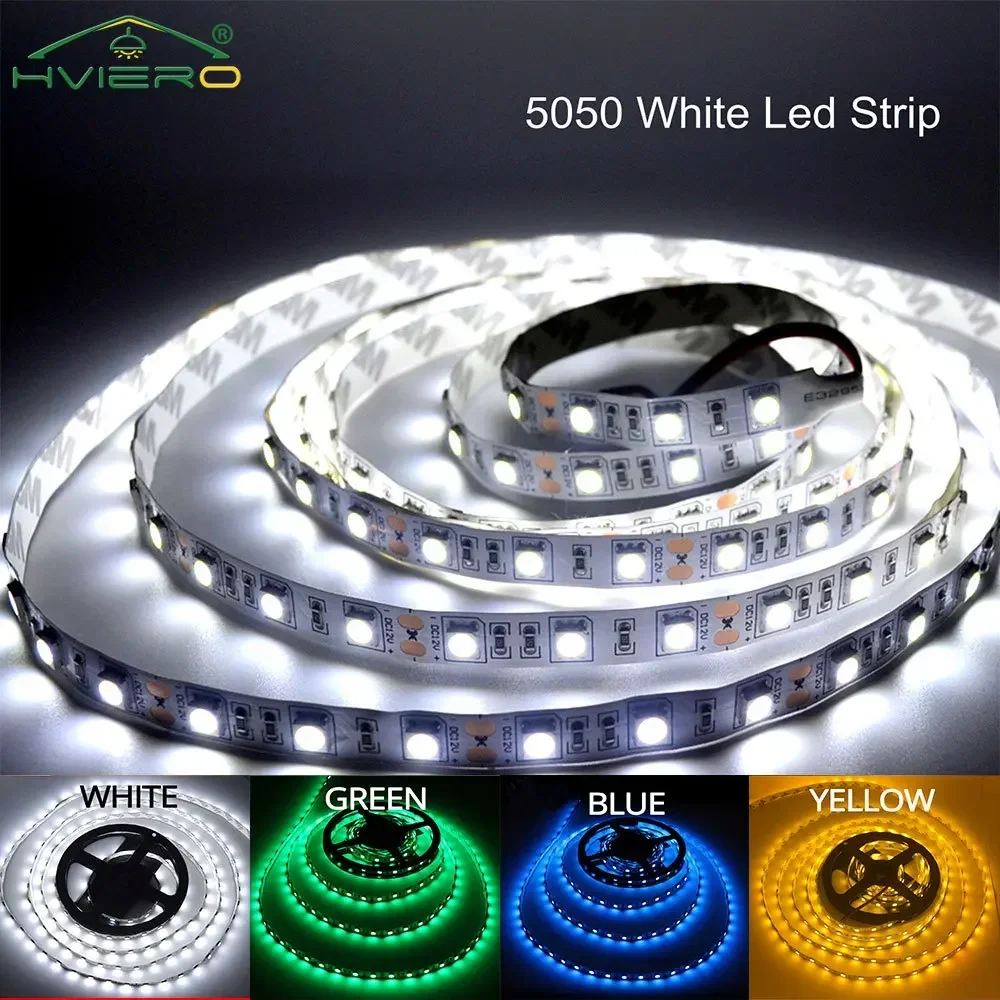 

1X 5M LED Strip SMD 5050 RGB 150/300Led Light 24Keys IR Controller Adapter High-power Non Waterproof Flexible Ribbon Diode Tape