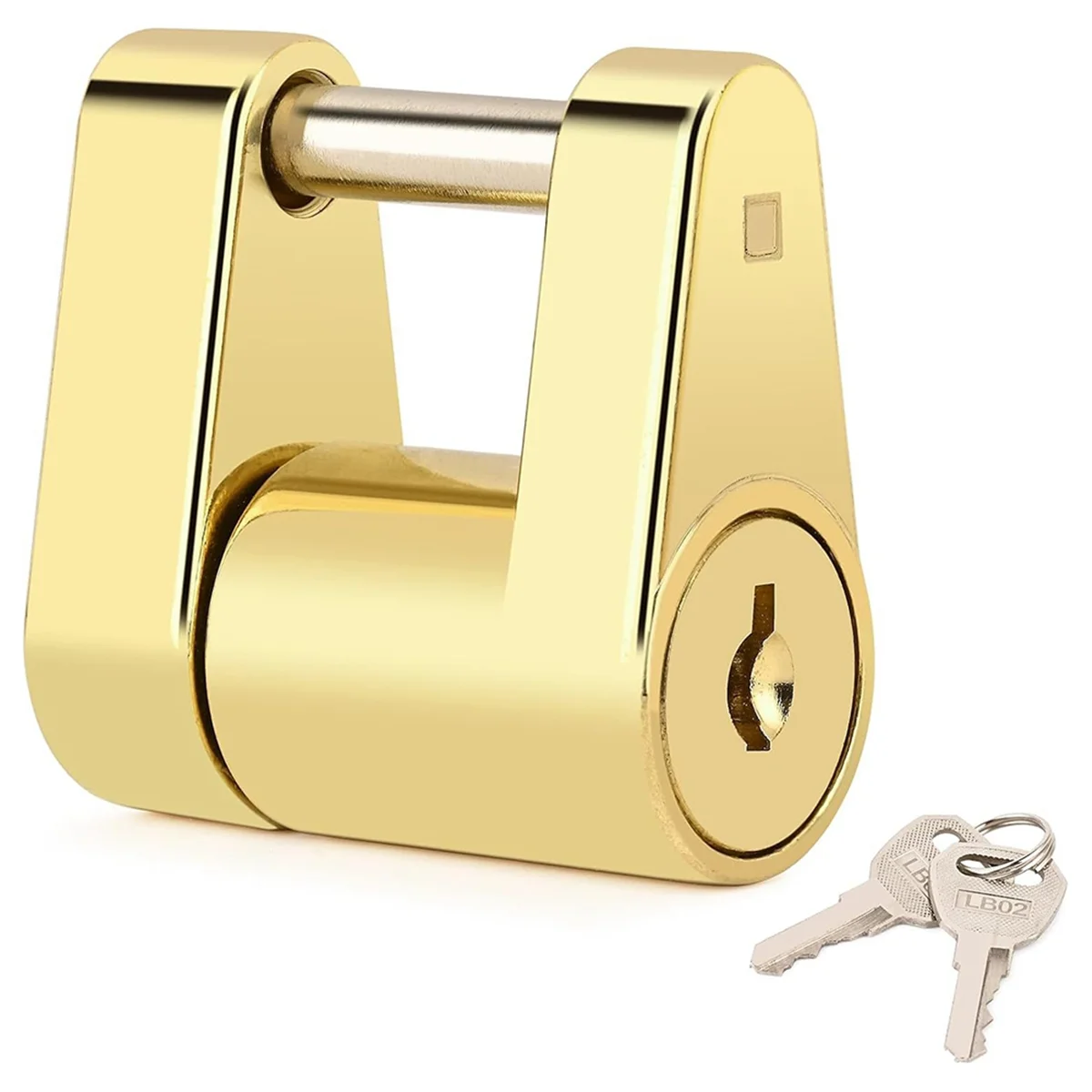 Small Trailer Lock RV Lock Connector Trailer Lock Trailer Accessories Trailer Hook Lock Anti-Theft Lock Towing Truck Car &LICG
