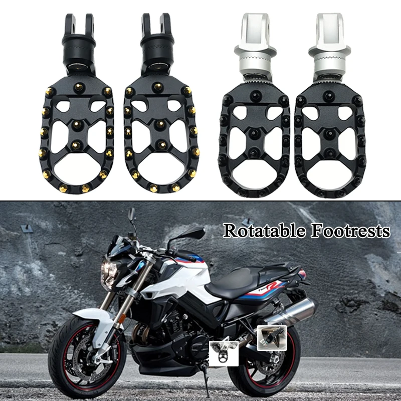 

For BMW F800R F800S F800ST Rotatable Front&Rear FootRest Foot Pegs Footpegs Rests F800 R F800 S 2006-2016 Motorcycle Accessories