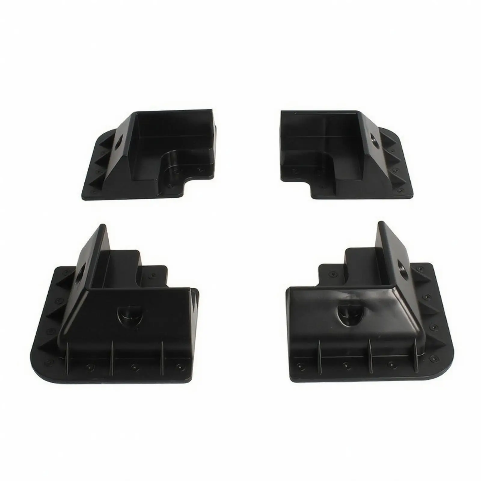 4 Pieces Sunlight Collector Mounting Bracket Angled Solar Panel Bracket with Reinforcing Ribs Heavy-Duty for Mobile Living,