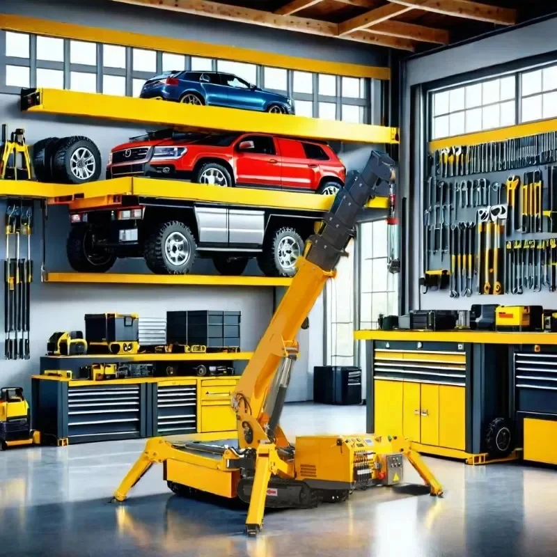 Prezzo di fabbrica Nuova gru a ragno Personalizza gru a ragno cingolata idraulica Stabilizzatore telescopico Mini gru a ragno mobile in vendita