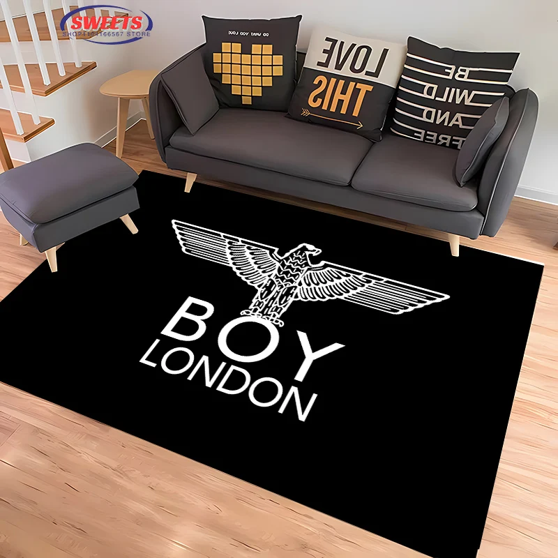 B-BOY LONDON Fashion Trend Carpet 3D Printed for Living Room Bedroom Mat Sofa Doormat Floor Rug Anti-slipTapete Decor Mat Gift