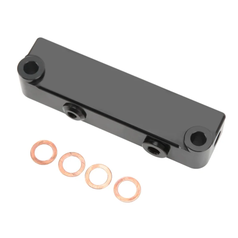 

Fuel Filter Bypass Kit With 4 Gaskets Metal Black Replacement For Dodge 6.7L Cummins Diesel 2010-2016