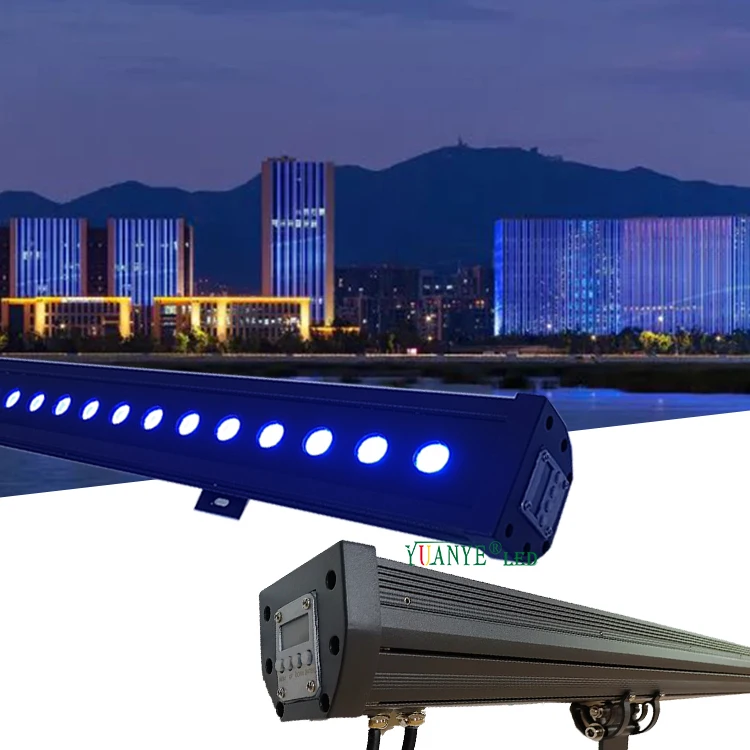 3ft 4ft 5ft 6ft 7ft Wall Washer Bar Light DMX Tuya Zigbee Wifi Dimmable Warm White Rgb Rgbw Stage Lights Flexible Light