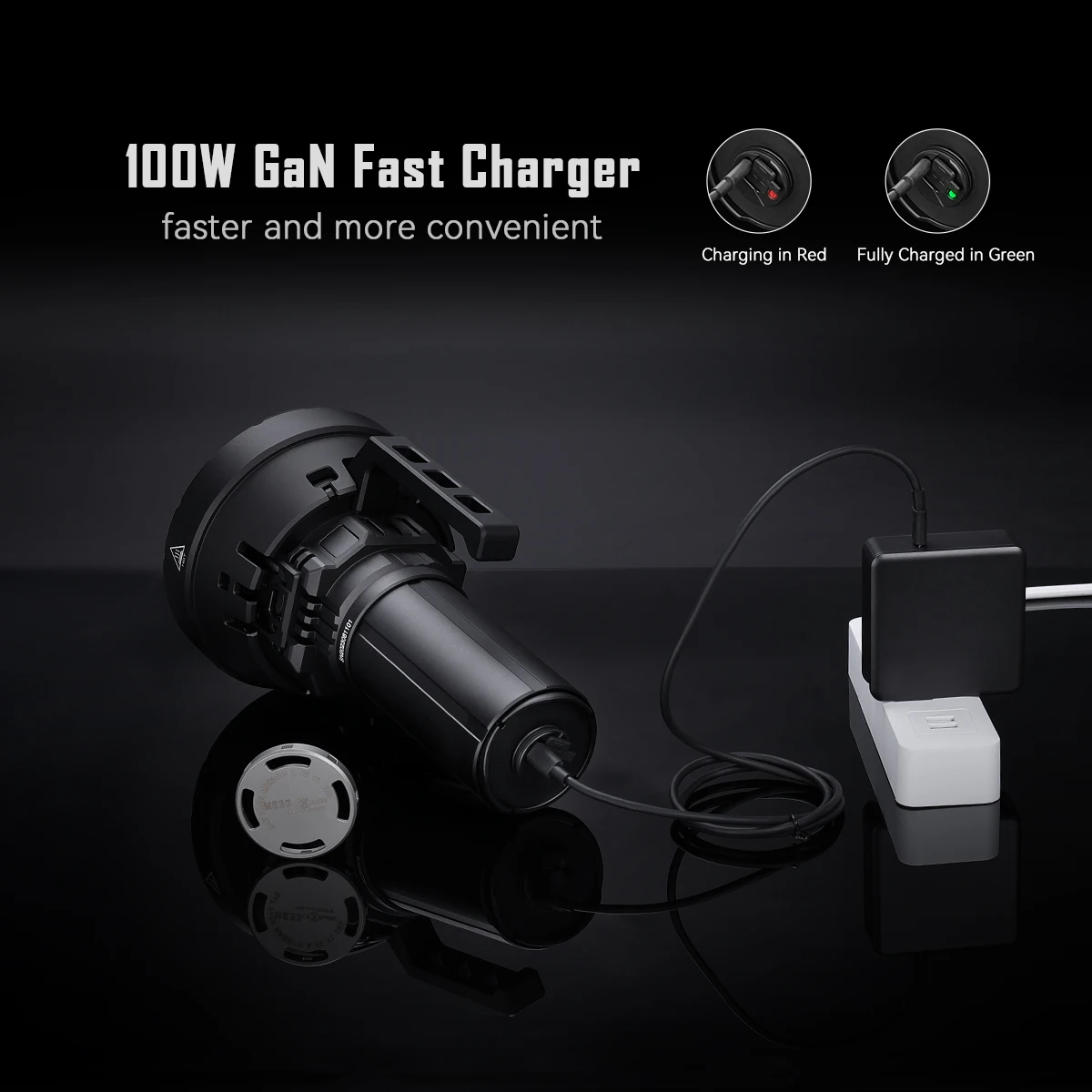 IMALENT MS32 Brightest Flashlight 200,000 Lumens, Cree XHP70.2 LEDs Tactical Flashlights High Lumens with 8 Modes Recharg
