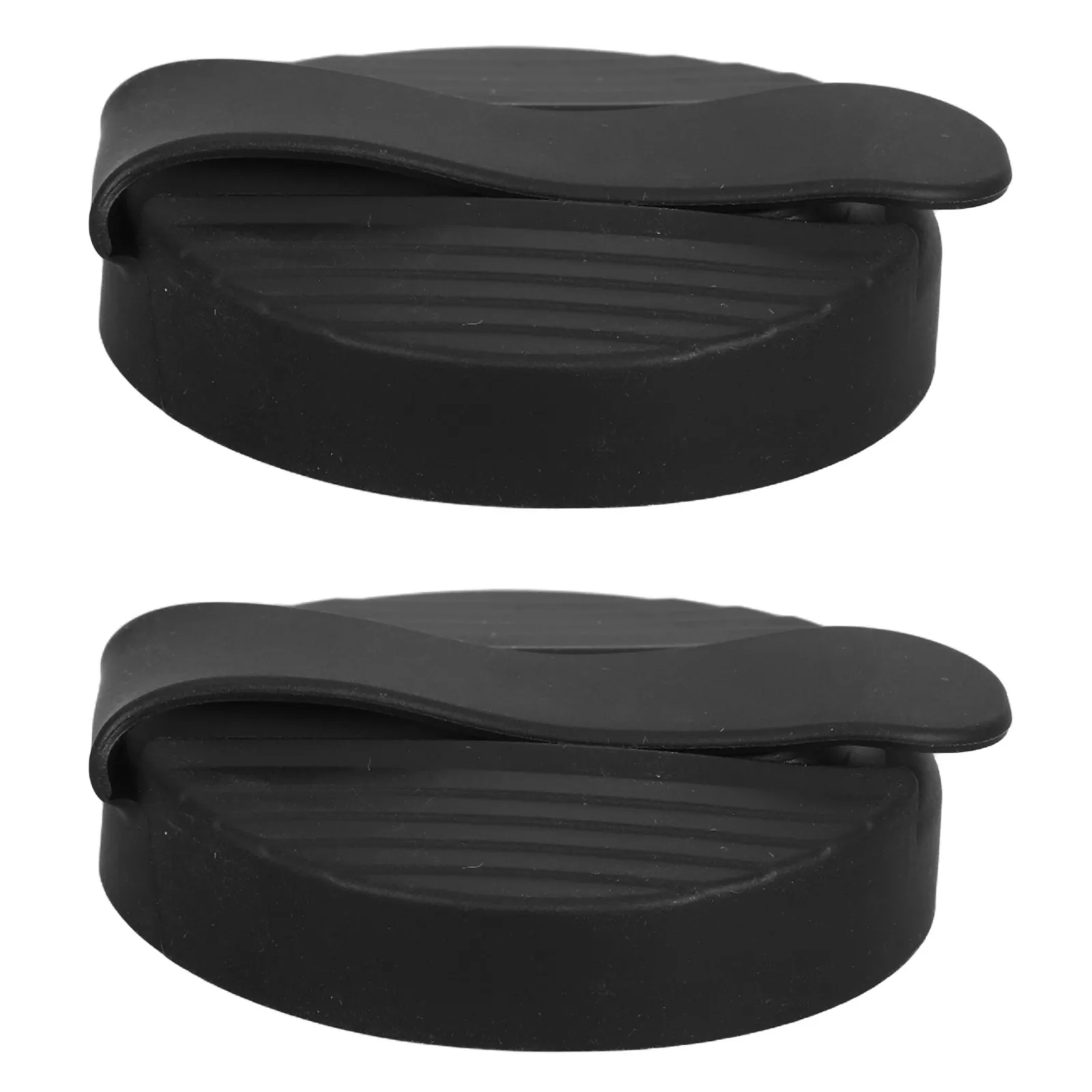 Silicone Replacement Lids 2 Pack Leakproof Airtight Covers for Glass Cruets Oil Vinegar Dressing