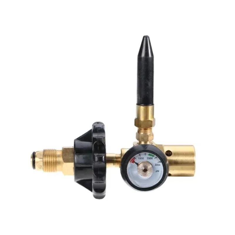 

Balloon inflator regulator with gauge is easy to use, practical and durable