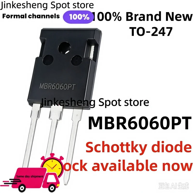 5PCS-20unids/lote MBR6060PT TO-247 unids/lote Schottky diode TO247 Quality of life Stock available now