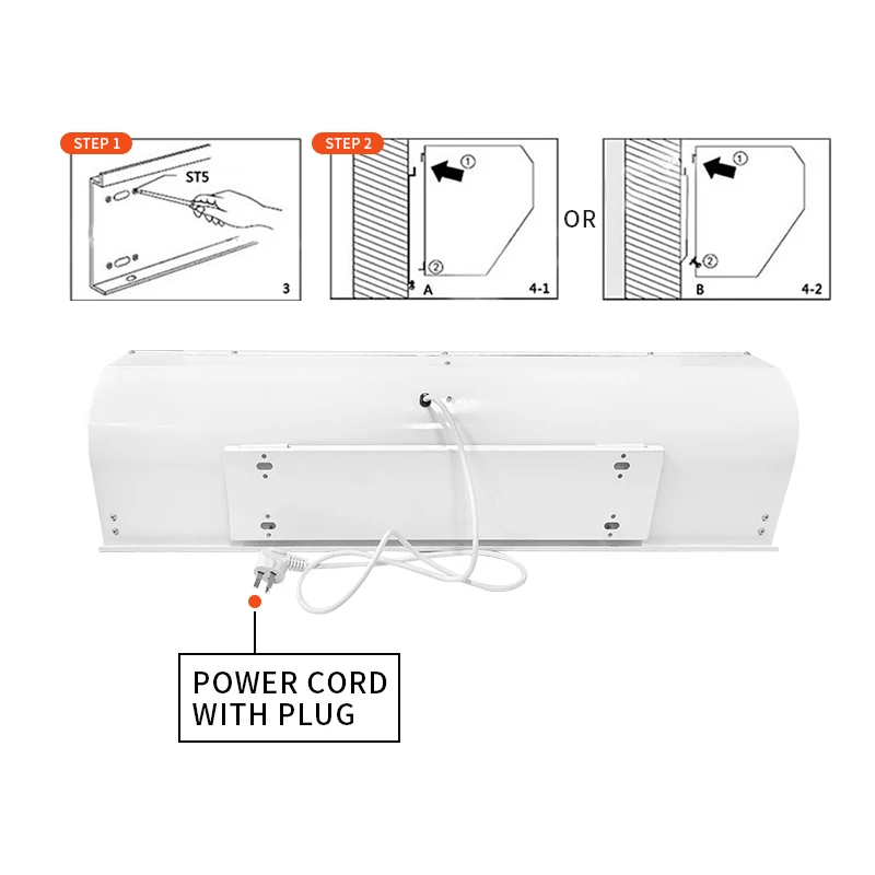 Tenda d'aria a flusso incrociato con protezione dalla polvere e vento forte di fabbrica ODM/OEM 15 anni