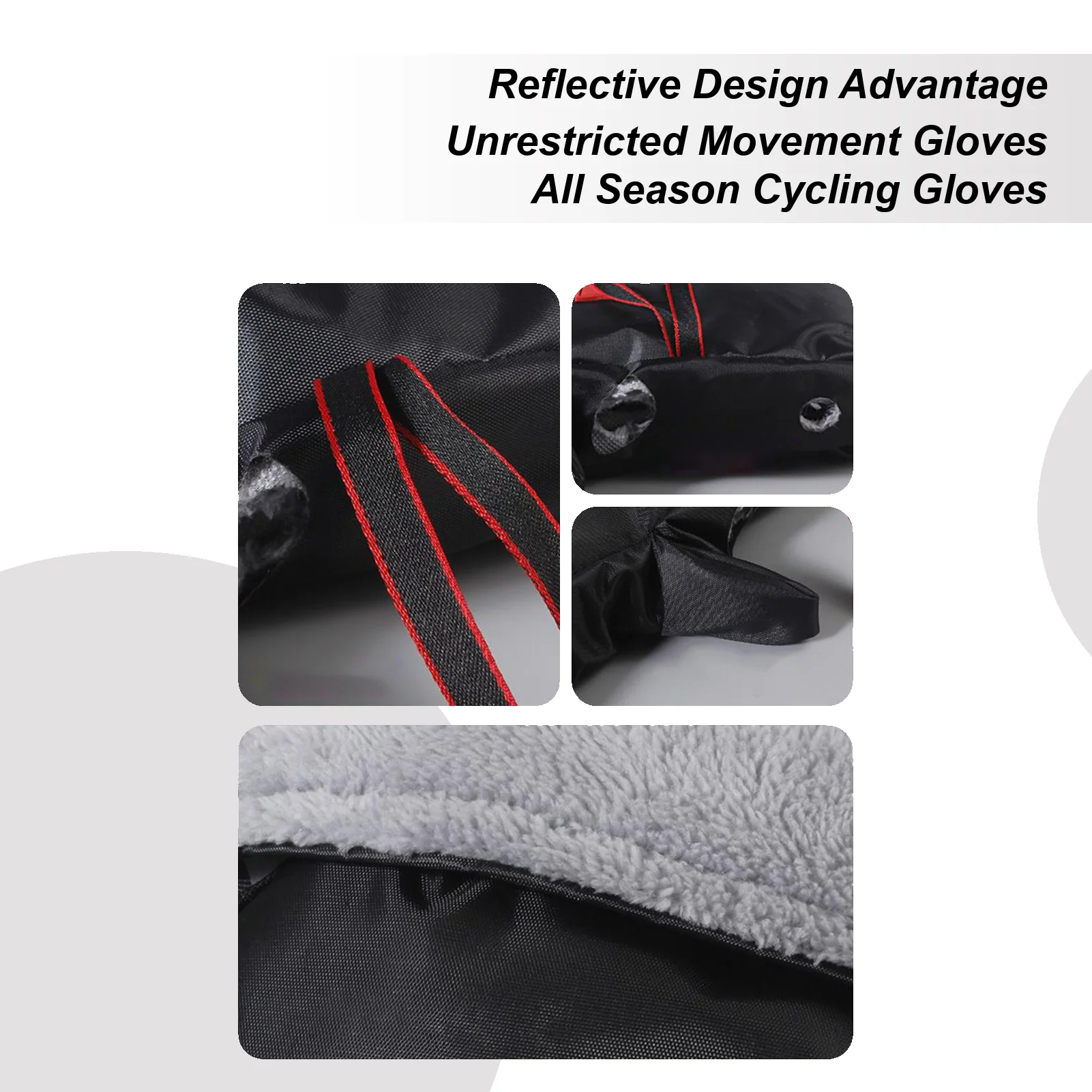 

Мотоциклетные варежки на руль, зимние теплые водонепроницаемые ветрозащитные муфты на руль мотоцикла со светоотражающими полосками для улицы