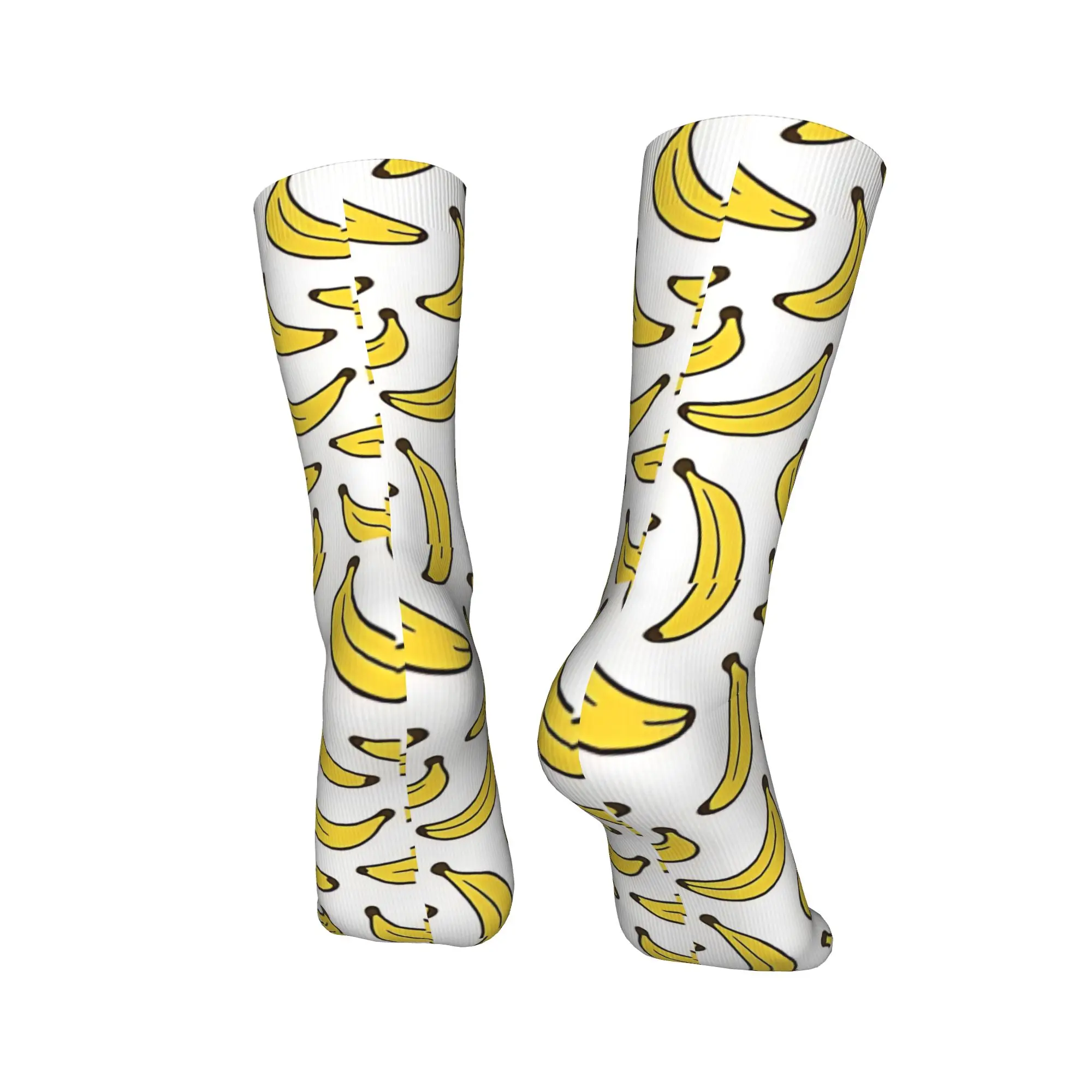 Kawaii Nahtlose Banane Obst Muster Socken Moderne Strümpfe Frauen Männer Warme Weiche Radfahren Socken Herbst Grafik Anti Schweiß Socken