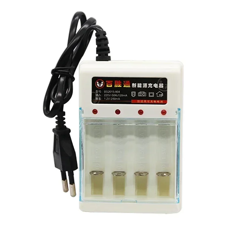 100% New AA battery 4000mAh rechargeable battery AA 1.5V Rechargeable New Alcalinas drummey +1pcs 4-cell battery charger