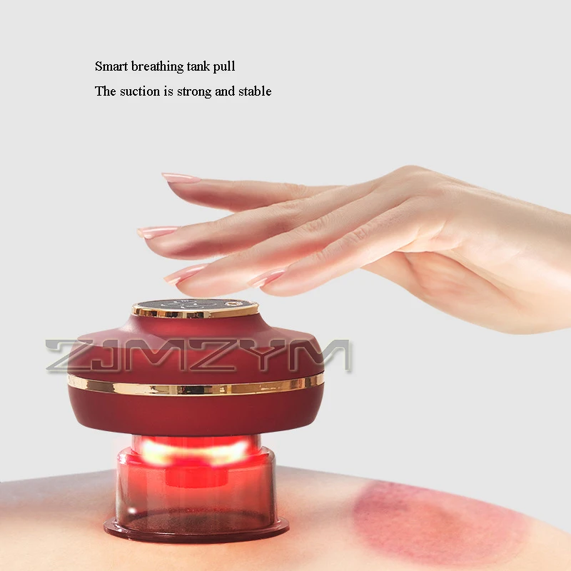 Guasha alat pijat bekam vakum elektrik, alat terapi bekam kerokan selulit pijat pelangsing untuk rumah