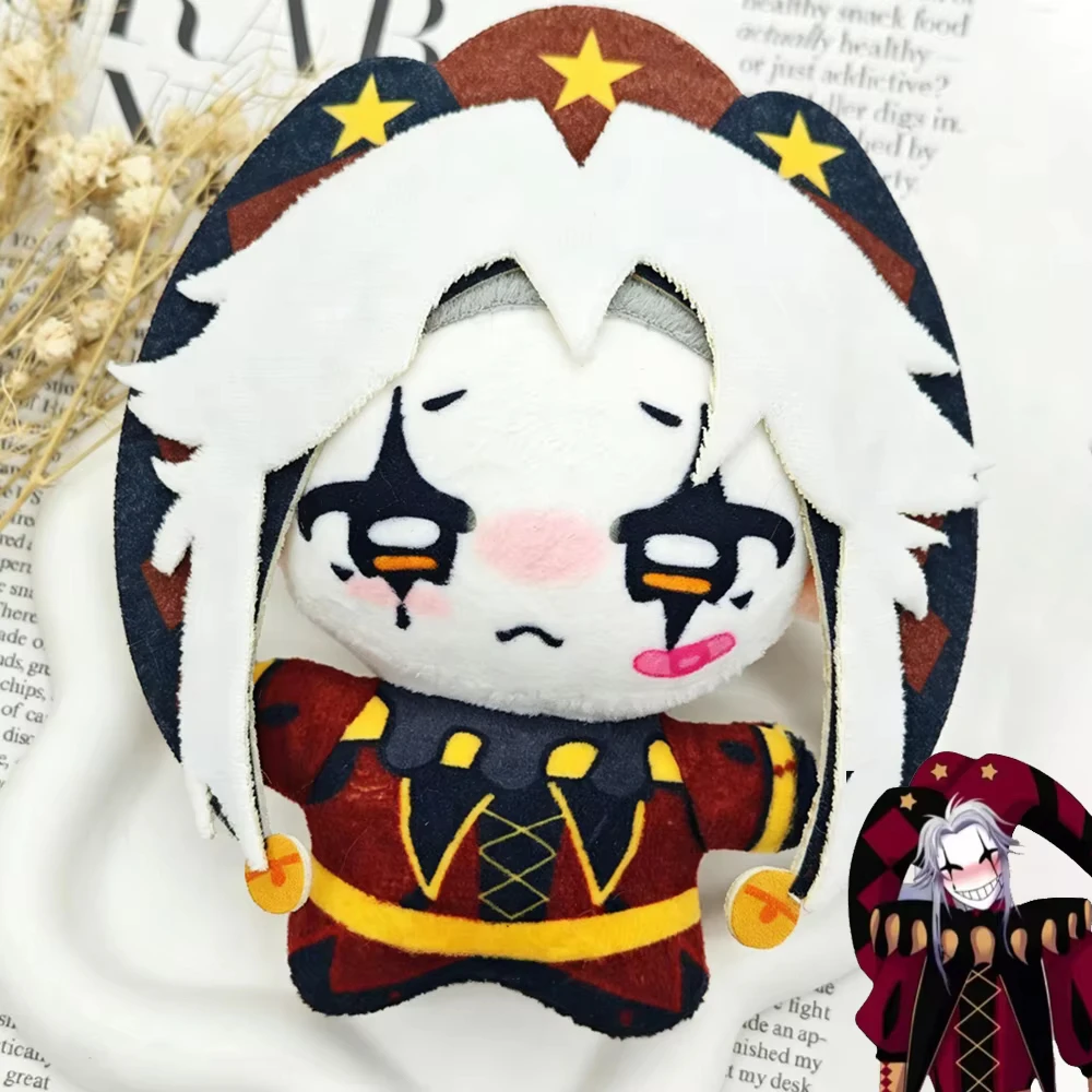 Jogo o aberração circo pierrot cosplay boneca de pelúcia figura dos desenhos animados bonecas decoração do quarto macio halloween prop