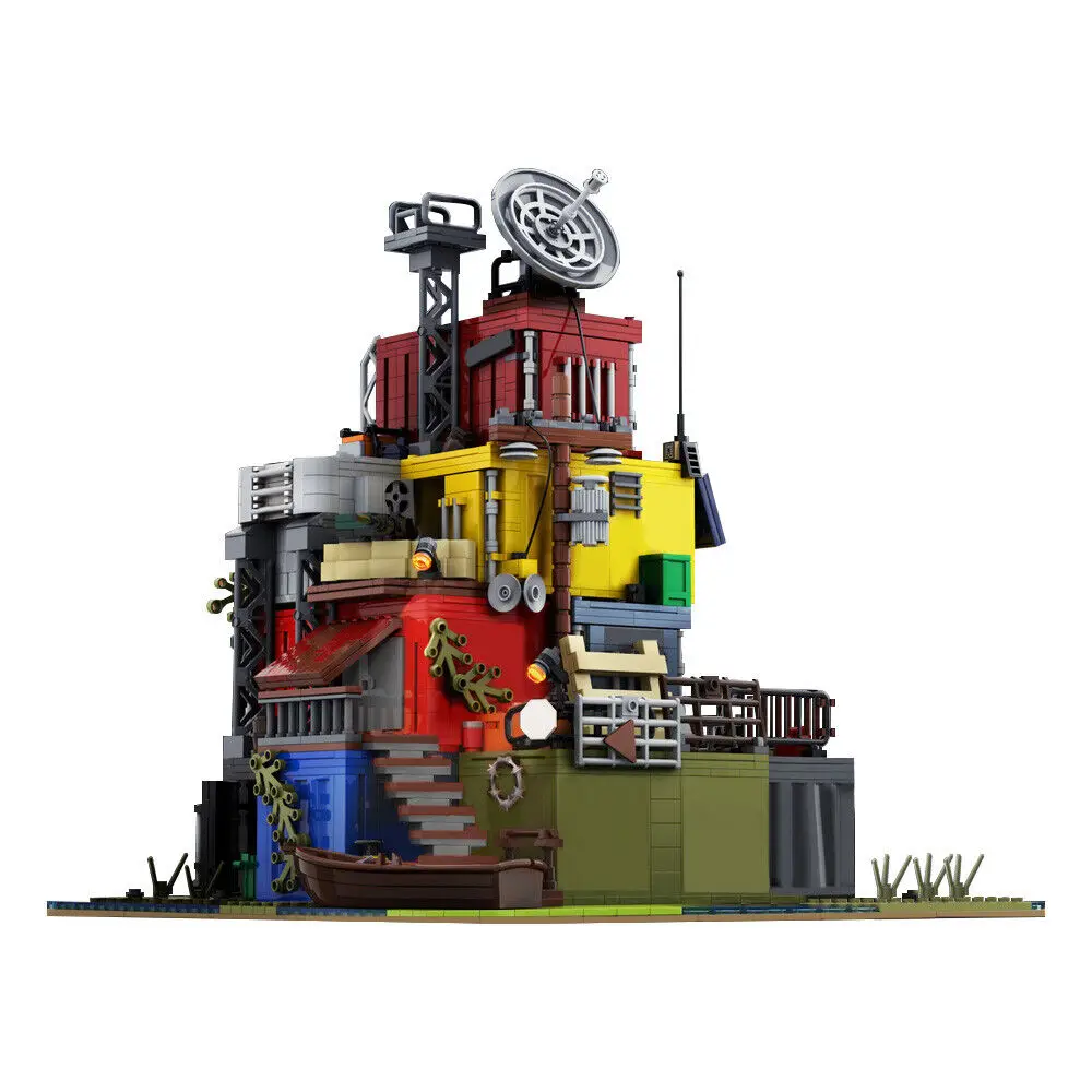 

Base / Supply Point with Interior Building Toys Set 2184 Pieces MOC Build