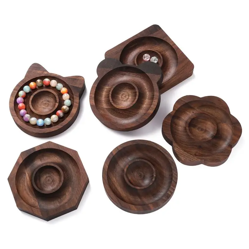 1/2/3pcs  Wooden Beading Board Display Stand for Bracelet Necklace Jewelry Making Craft Tray Practical