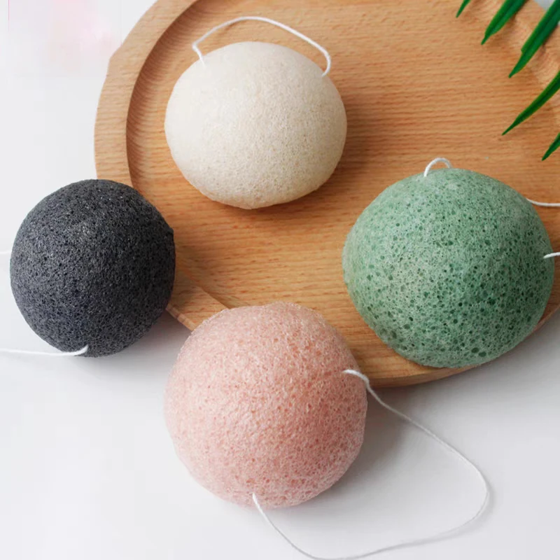 1/2/3 قطعة تنظيف تقشير الوجه الطبيعي Konjac نفخة منظف مسام الوجه إسفنجة غسيل أدوات العناية بالبشرة الوجه #6