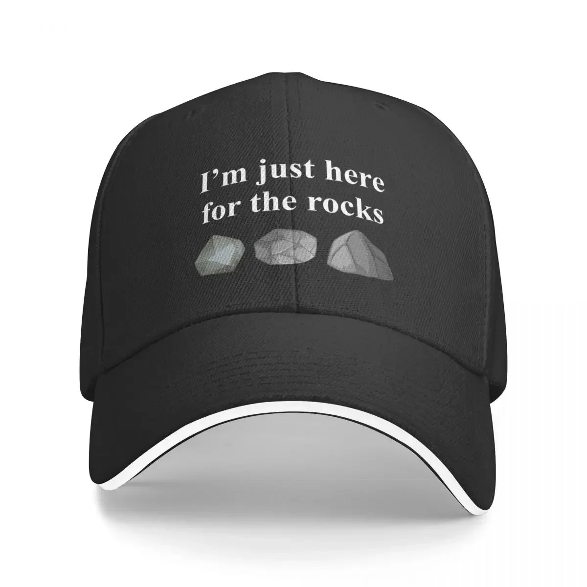 

Rock Collecting Funny Geology Mineral Rockhound Gift Baseball Cap Rugby Hip Hop Sun Hat For Children Golf Men Women's