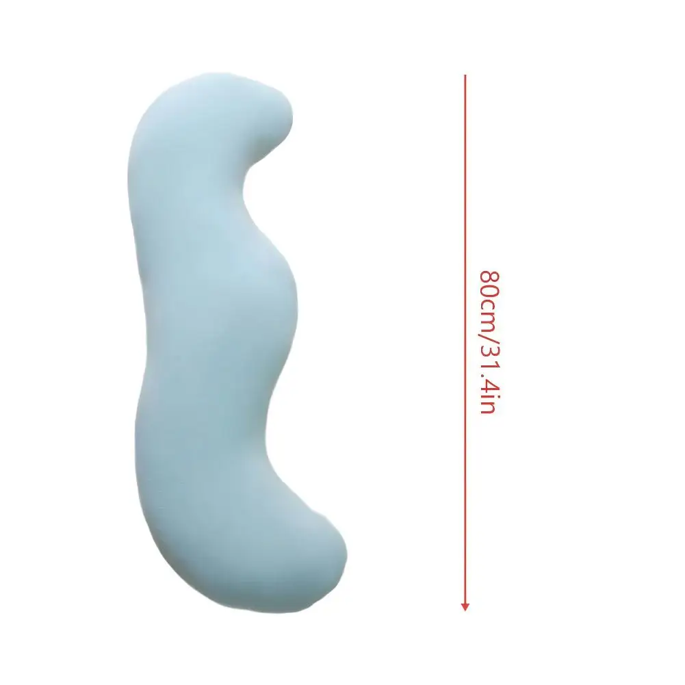 Cooling Hugging Pillow With Gel-Infused Core Washable Cover And Ventilated Fabric For Side Sleepers And Expecting Mothers