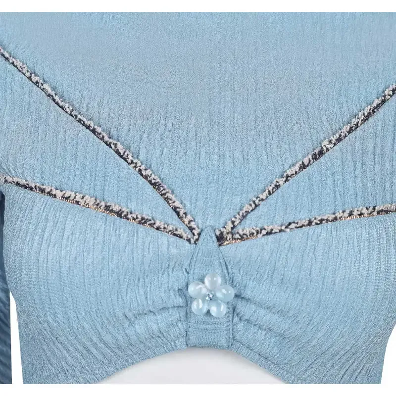 فيلم الفضاء معركة بادمي الكبار أميدالا فستان أزرق تأثيري حلي تمويه فستان هالوين كرنفال حفلة تأثيري