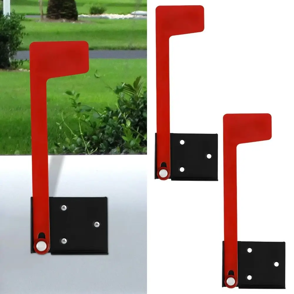 Rustproof Mailbox Flag Replacement Kit Heatproof Coldproof Outdoor Wall Decor Sturdy Gravitational Design Mailbox Flag Mailbox