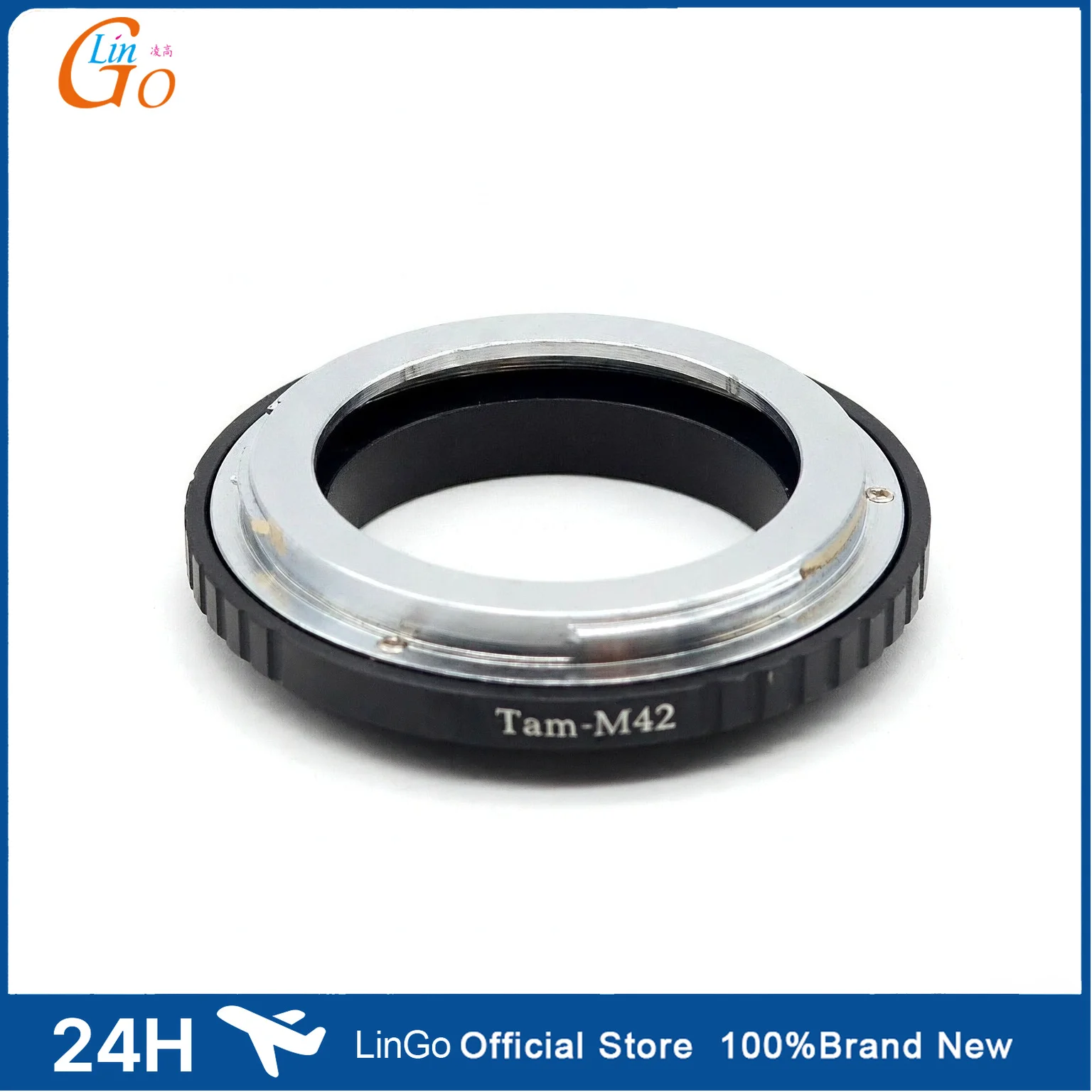 LinGo Mount Adapter Ring for Tamron Adaptall 2 mount Lens for M42 (42x1) Screw Mount SLR Camera,Lens Adapter for Tamron- M42