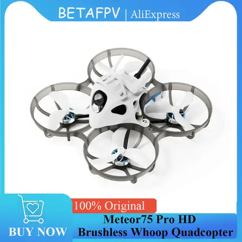 BETAFPV Meteor75 Pro HD Brushless Whoop Quadcopter P1 ELRS 2.4G Matrix 1S 3IN1 For LAVA II 1S 580mAh/680mAh Battery