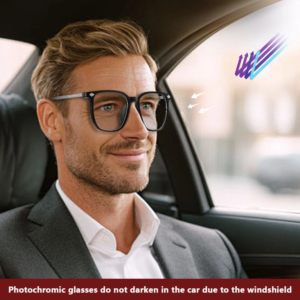 CRIXALIS 2 шт. повседневные фотохромные солнцезащитные очки для мужчин и женщин, солнцезащитные очки для бега, рыбалки, антибликовый оттенок UV400