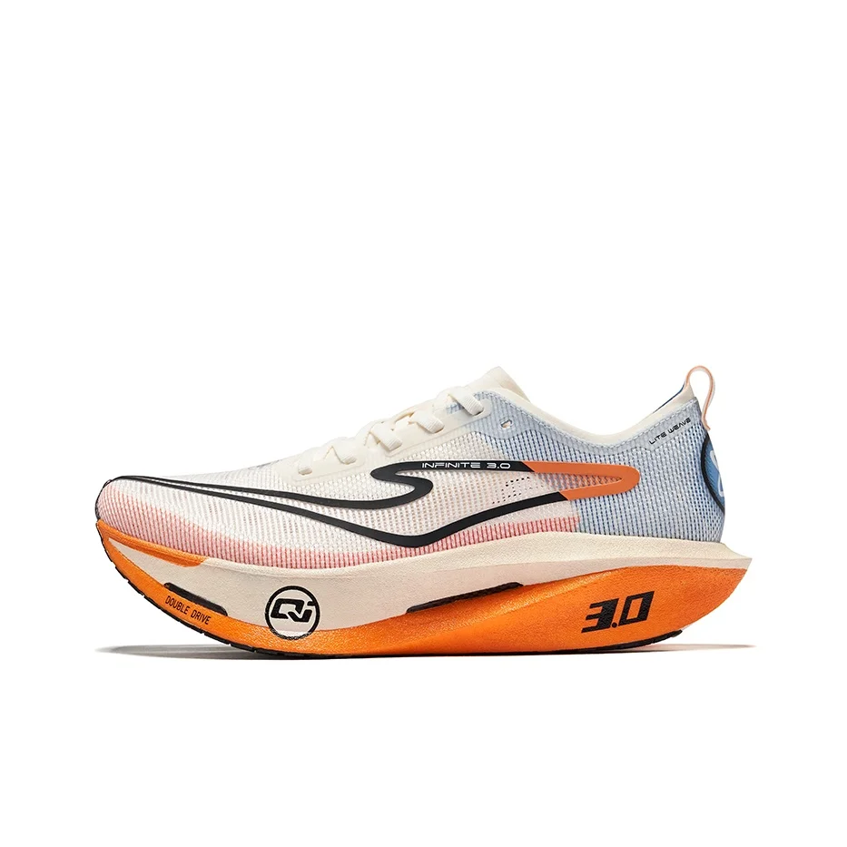 Chaussures de course marathon pour hommes Erke Blue World 3.0, respirantes, amortissantes, à rebond, basses, avec technologie Erke Luck Star