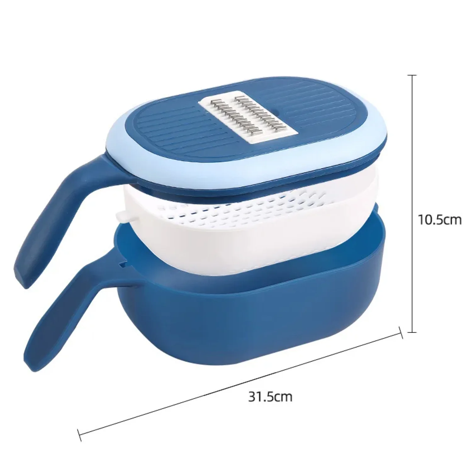 감자, 오이, 당근 및 과일용 슬라이서, 필러 및 액세서리가 포함된 다기능 주방 야채 절단기