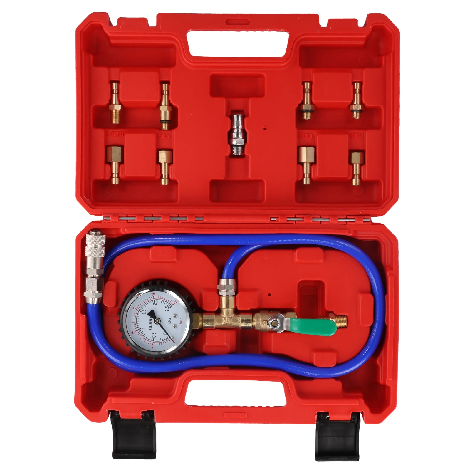 Outil de test d'amortisseur automobile, kit de détecteur de fuite de suspension pneumatique pour voitures, outil de détection de fuite de pression d'amortisseur d'air