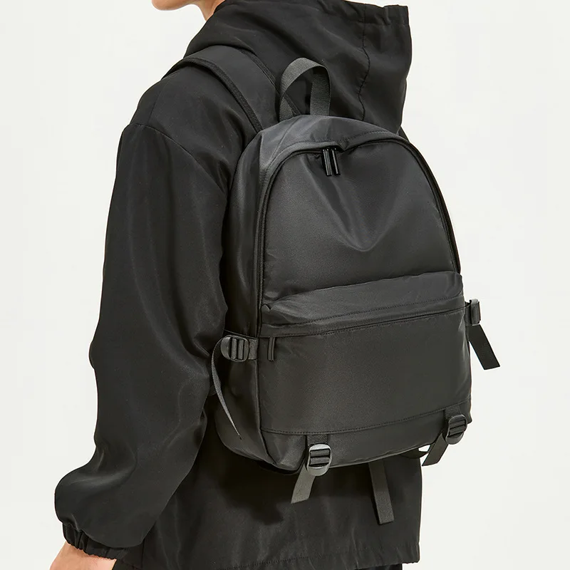 حقيبة ظهر رجالية أنيقة كاجوال بتصميم بسيط حقيبة مدرسية للسفر وطلاب الجامعات #3