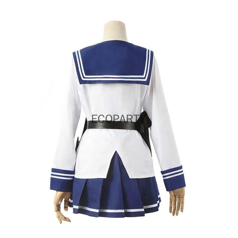 Halloween Uniform Anime High-Rise Invasion Yuri Honjo Cosplay Costumes Skirt Set Tenkuu Shinpan Long Wig JK Sailor Suit 2022