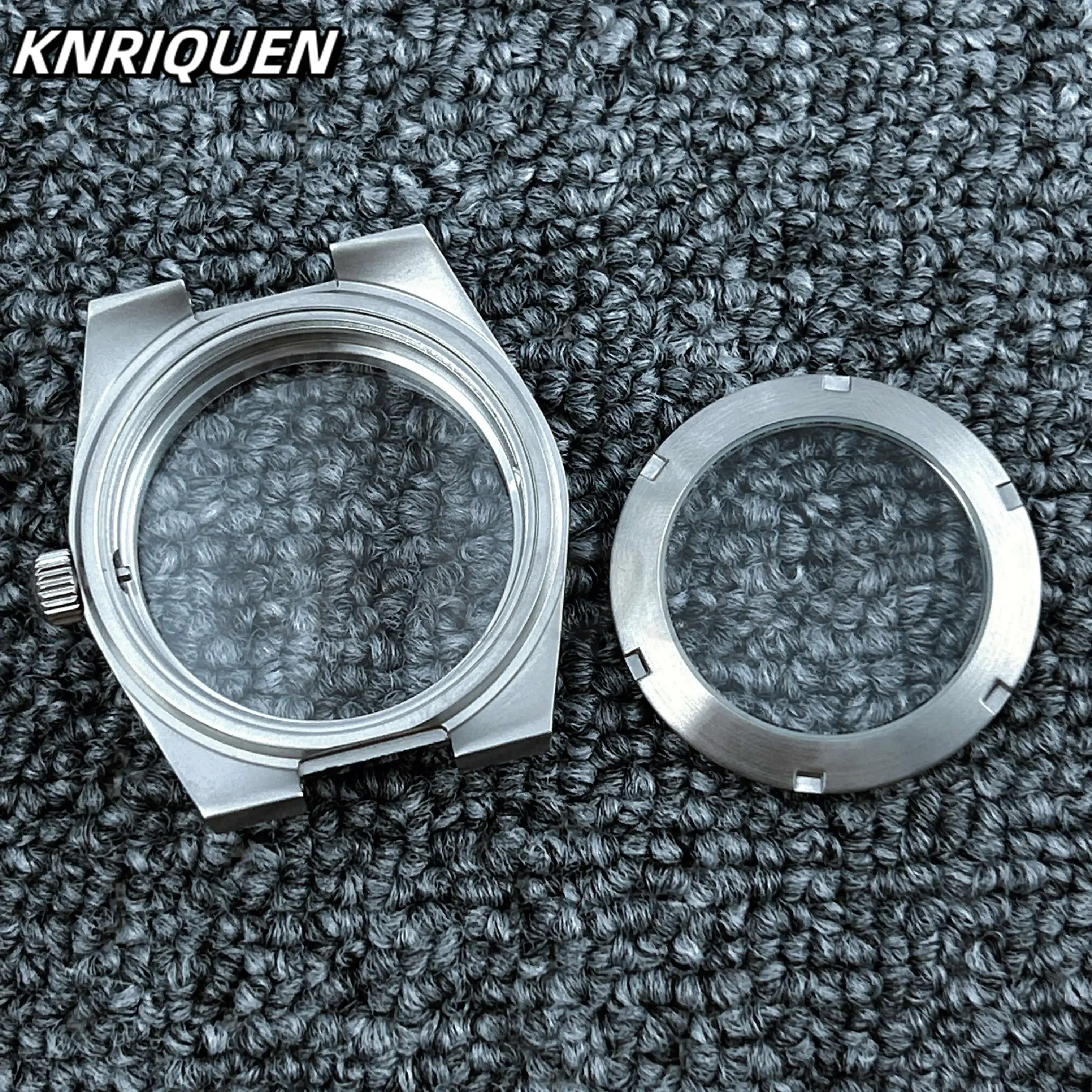 Top High Super Player 40mm Modified Case Strap Set Fits NH35 Movement Sapphire Glass Through Bottom Lum Modification Accessories image 4
