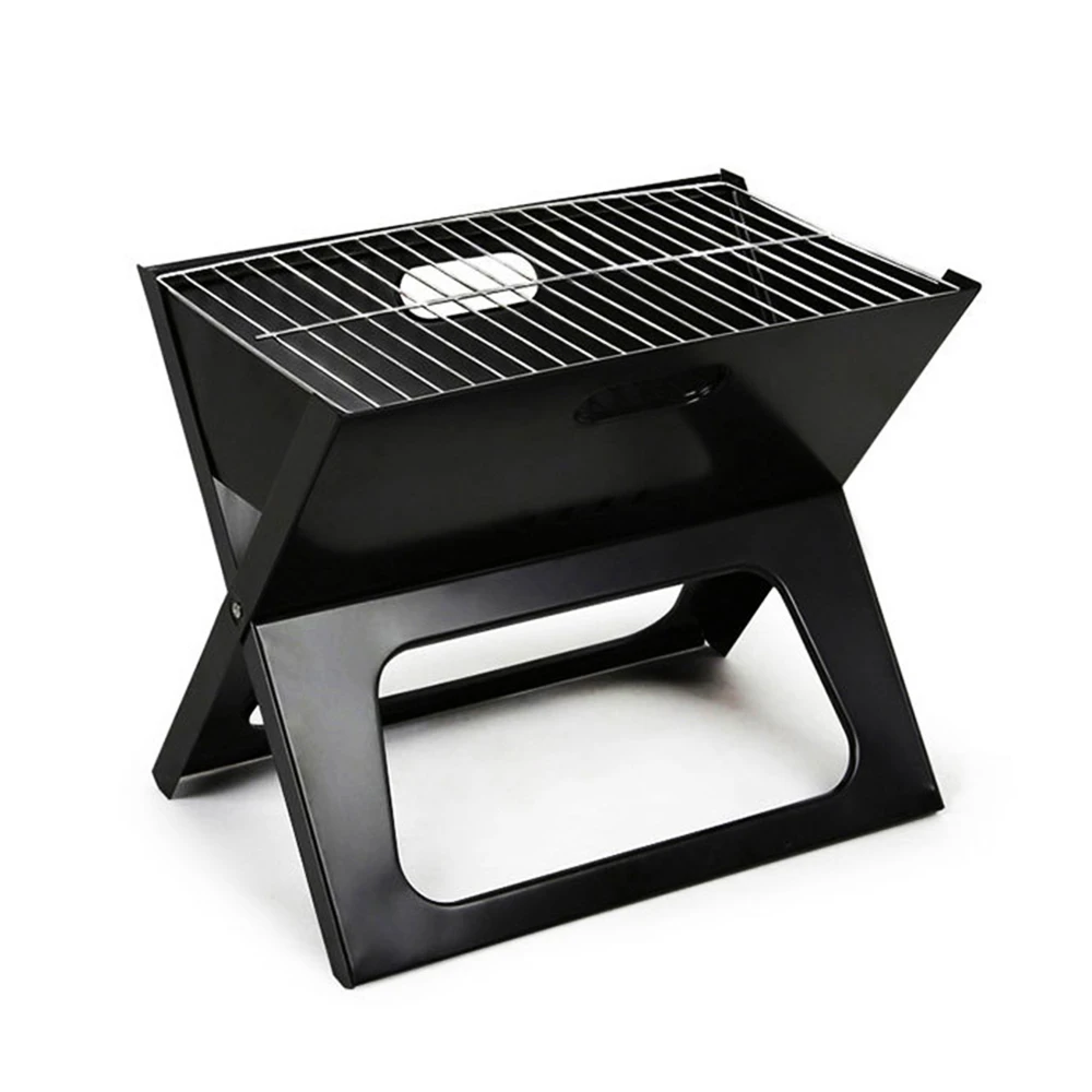 

Сад Открытый Кемпинг Мини Грили Для Барбекю Набор Портативный Ноутбук Складной Угольный Гриль Для Барбекю