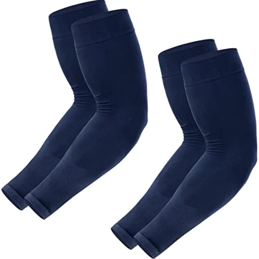 Newbyinn UV Sun Protection Arm Sleeves for Men Women Youth, Cooling Sleeve to Cover Tattoo, Mid-Compression Arm Cover