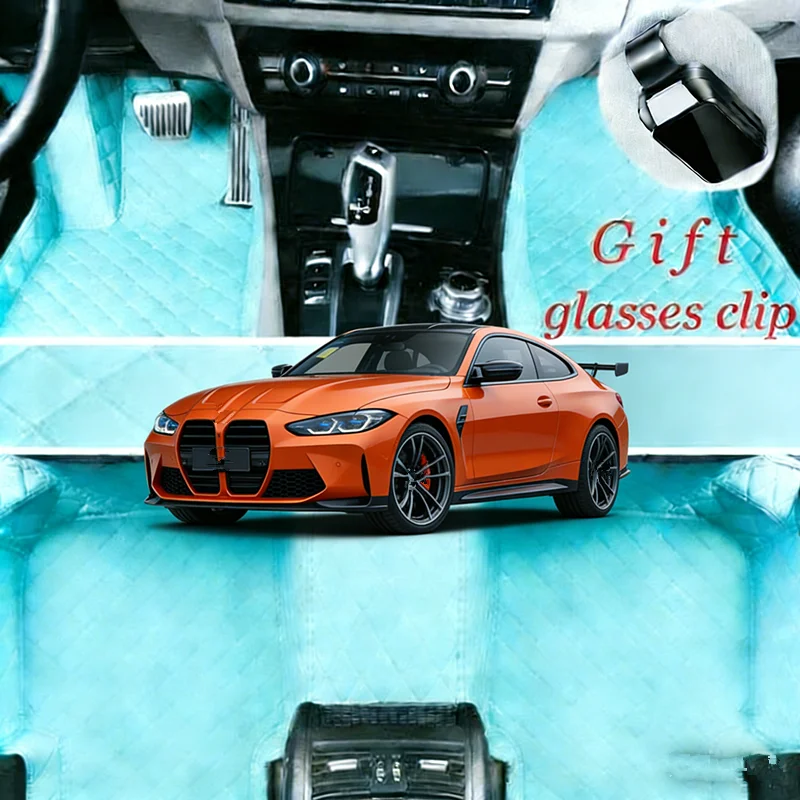 

Custom For BMW M3 E92 Coupe 2-door 2007-2013 Car Floor Mats Waterproof Car Accessories Carpets Covers Left /Right Hand Drive